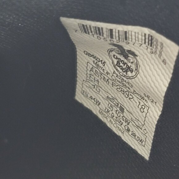 Georgia Boot Mens 10.5 Eagle One Steel Toe Waterproof Chelsea Work Boot - Picture 11 of 16